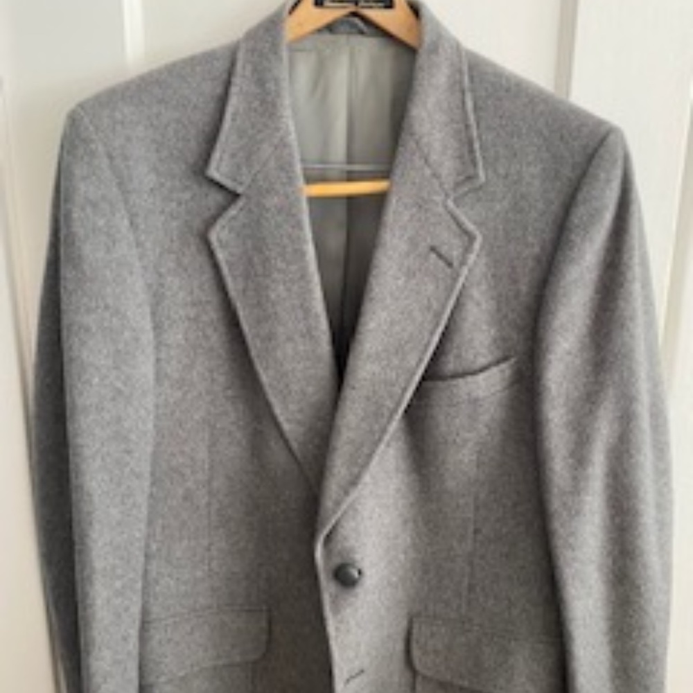 Men's Camel Hair Blend Blazer